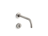 KOHLER K-T11839 Purist Wall-mount touchless faucet trim with Insight technology and 9" 90-degree spout, requires valve