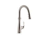 KOHLER K-560 Bellera Pull-down kitchen sink faucet with three-function sprayhead