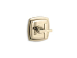 KOHLER T16239-3-AF Margaux Valve Trim With Cross Handle For Thermostatic Valve, Requires Valve in Vibrant French Gold