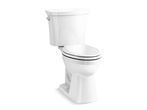 KOHLER 32820 Kelston Two-piece elongated 1.28 gpf toilet with ContinuousClean ST technology