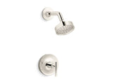 KOHLER K-TS14422-4G Purist Rite-Temp shower trim with lever handle and 1.75 gpm showerhead
