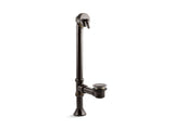 KOHLER K-7178 Iron Works Decorative 1-1/2" adjustable pop-up bath drain for 5' whirlpool with tailpiece