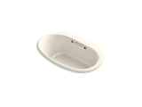 KOHLER K-5714-GCW-47 Underscore Oval 60" x 36" drop-in BubbleMassage(TM) Air Bath with Bask heated surface and chromatherapy