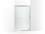 KOHLER K-707606-6D3 Elate Sliding shower door, 70-1/2" H x 44-1/4 - 47-5/8" W, with 1/4" thick Frosted glass