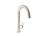 KOHLER K-72218-B7 Sensate Touchless pull-down kitchen sink faucet with two-funtion sprayhead