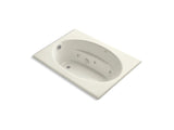 KOHLER K-1112-HB-96 Windward 60" x 42" drop-in whirlpool with custom pump location and heater
