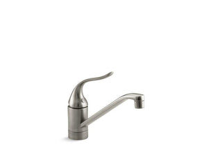 KOHLER 15175-F-CP Coralais Single-Hole Kitchen Sink Faucet With 8-1/2" Spout And Lever Handle in Polished Chrome