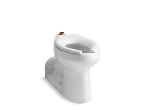 KOHLER K-4352 Anglesey Floor-mount top spud flushometer bowl with exposed trapway