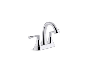 KOHLER K-R78046-4D Lilyfield Centerset bathroom sink faucet
