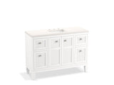 KOHLER K-33538-ASB Hearthaven 48" bathroom vanity cabinet with sink and quartz top