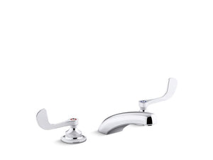 KOHLER K-800T20-5AKA Triton Bowe 1.0 gpm widespread bathroom sink faucet with aerated flow and wristblade handles, drain not included