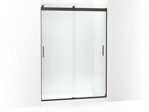 KOHLER K-706165-L Levity Sliding shower door, 82" H x 56-5/8 - 59-5/8" W, with 5/16" thick Crystal Clear glass