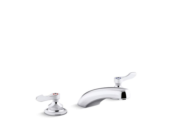 KOHLER K-800T20-4AKA Triton Bowe 1.0 gpm widespread bathroom sink faucet with aerated flow and lever handles, drain not included