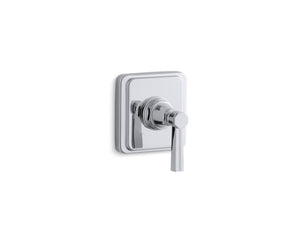 KOHLER K-T13174-4B Pinstripe Valve trim with lever handle for volume control valve, requires valve
