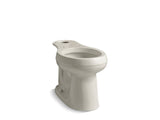 KOHLER K-4347-G9 Cimarron Comfort Height Round-front chair height toilet bowl with exposed trapway