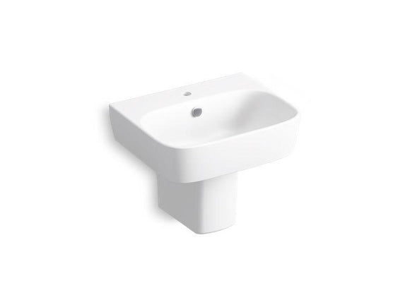 KOHLER 77768-1-0 Modernlife Wall-Mount Bathroom Sink in White