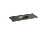 KOHLER K-2891-1 Ceramic/Impressions 49" oval vanity-top bathroom sink with single faucet hole