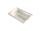 KOHLER K-1239-GHRW Mariposa 60" x 36" integral flange Heated BubbleMassage air bath with Bask heated surface and right-hand drain