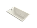KOHLER K-856-JHE Tea-for-Two 66" x 36" drop-in/undermount whirlpool bath with end drain