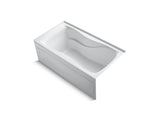 KOHLER K-1219-RA Hourglass 32 60" x 32" alcove bath with integral apron, integral flange and right-hand drain