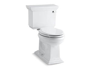 KOHLER 3817-RA-0 Memoirs Stately Comfort Height Two-Piece Elongated 1.28 Gpf Chair Height Toilet With Right-Hand Trip Lever in White