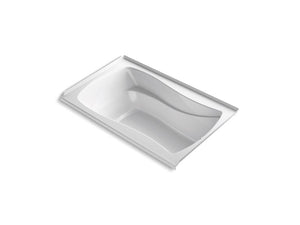 KOHLER K-1239-GHRW Mariposa 60" x 36" integral flange Heated BubbleMassage air bath with Bask heated surface and right-hand drain