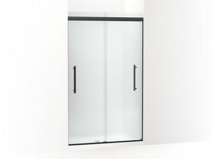 KOHLER K-707601-8D3 Pleat Frameless sliding shower door, 79-1/16" H x 44-5/8 - 47-5/8" W, with 5/16" thick Frosted glass