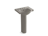 KOHLER 5265-4 Veer 21" pedestal bathroom sink with 4" centerset faucet holes