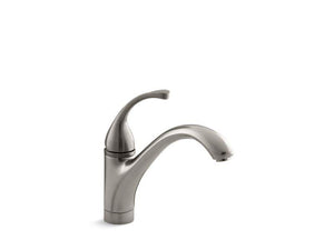 KOHLER 10415-CP Forté Single-Hole Kitchen Sink Faucet With 9-1/16" Spout in Polished Chrome