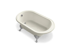 KOHLER 710-B-96 Iron Works Historic 66" X 36" Freestanding Oval Bath in Biscuit