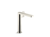 KOHLER K-73168-4 Composed Tall single-handle bathroom sink faucet with lever handle, 1.2 gpm