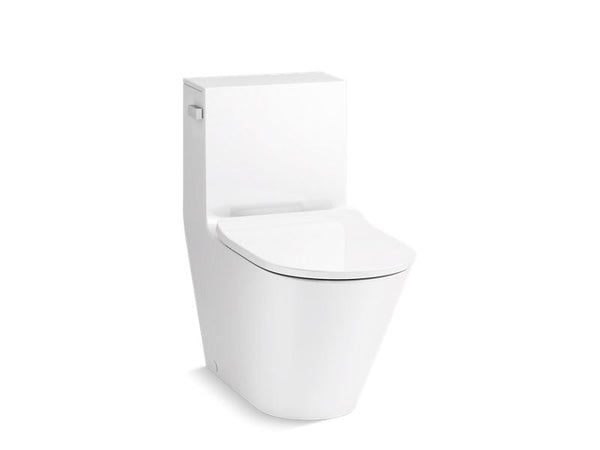 SKIRTED 1PC TOILET HONED BLACK, S-TRAP 305MM, WITH QUIET-CLOSE