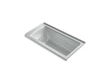 KOHLER K-1947-XHGHR Archer 60" x 30" integral flange Heated BubbleMassage air bath and whirlpool with right-hand drain