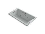KOHLER K-856-M Tea-for-Two 66" x 36" drop-in whirlpool bath with Massage Package