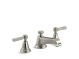KOHLER K-13132-4A Pinstripe Widespread bathroom sink faucet with lever handles, 1.2 gpm