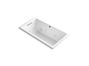 KOHLER K-1168-XH2G-0 Underscore Rectangle 60" x 32" drop-in whirlpool + BubbleMassage(TM) Air Bath