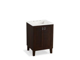 KOHLER K-99526-LG-1WB Poplin 24" bathroom vanity cabinet with legs and 2 doors