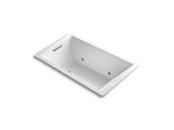 KOHLER K-1849-GCR-0 Underscore Rectangle 60" x 36" drop-in BubbleMassage(TM) Air Bath with chromatherapy