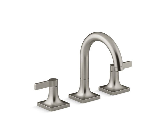 KOHLER K-R22798-4D Venza Widespread bathroom sink faucet with blade handles