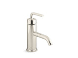 KOHLER K-14402-4A Purist Single-handle bathroom sink faucet with straight lever handle, 1.2 gpm