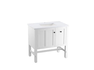 KOHLER K-CM5288-BD1 Tresham 36" bathroom vanity cabinet with sink and quartz top
