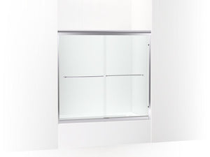 KOHLER K-702211-6L Fluence 49" - 52" W x 62-23/32" H sliding bath door with 1/4" thick Crystal Clear glass
