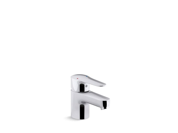 KOHLER K-97282-4 July Single-handle commercial bathroom sink faucet without drain
