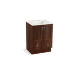 KOHLER K-99527-TK-1WE Poplin 24" bathroom vanity cabinet with toe kick, 2 doors and 1 drawer