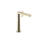 KOHLER K-73168-4 Composed Tall single-handle bathroom sink faucet with lever handle, 1.2 gpm