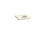 KOHLER K-2791-1 Ceramic/Impressions 25" oval vanity-top bathroom sink with single faucet hole