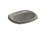 KOHLER K-2189-4-K4 Portrait Drop-in bathroom sink with 4" centerset faucet holes