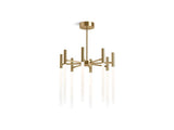 KOHLER 23459-CHLED-BGL Components Eight-Light Led Chandelier in Moderne Brushed Gold