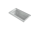 KOHLER K-1947-R Archer 60" x 30" alcove whirlpool bath with integral flange and right-hand drain