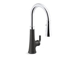 KOHLER K-23766 Tone Touchless pull-down kitchen sink faucet with three-function sprayhead